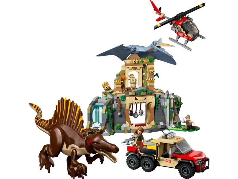 LEGO JURASSIC WORLD 76976 Spinosaurus & Quetzalcoatlus Air Mission
