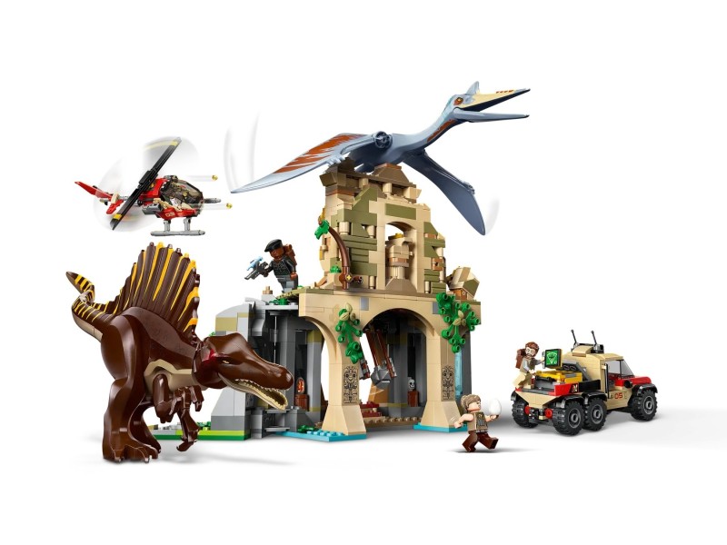 LEGO JURASSIC WORLD 76976 Spinosaurus & Quetzalcoatlus Air Mission