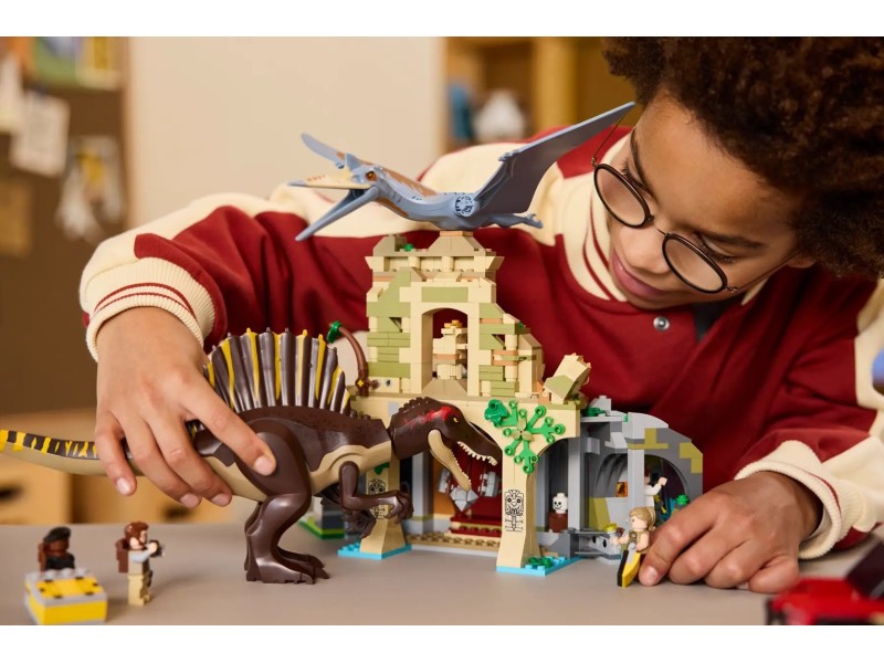 LEGO JURASSIC WORLD 76976 Spinosaurus & Quetzalcoatlus Air Mission