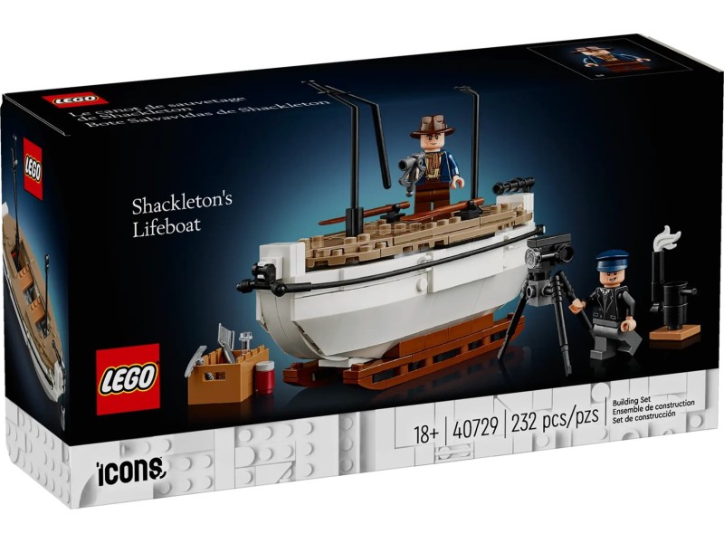 LEGO ICONS 40729 Shackleton's Lifeboat