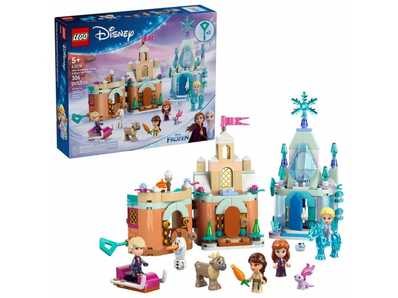 LEGO DISNEY 43278 Mini Arendelle Castle & Elsa's Ice Palace