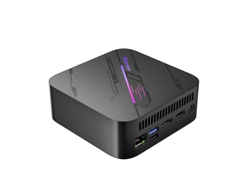 Blackview Mini PC MP100 Ryzen 7-5825U 16 GB 1 TB SSD Windows 11 Pro Black