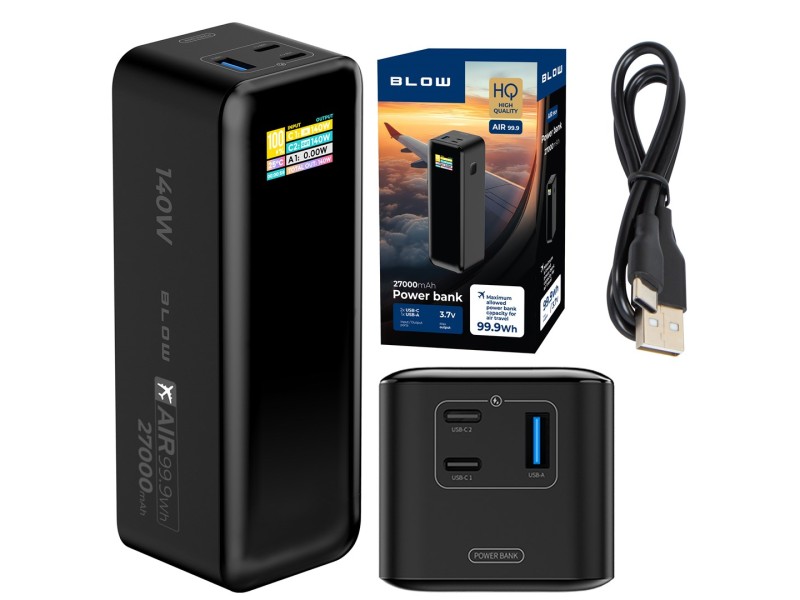 Power Bank 27000mAh PD 140W AIR99.9 LCD