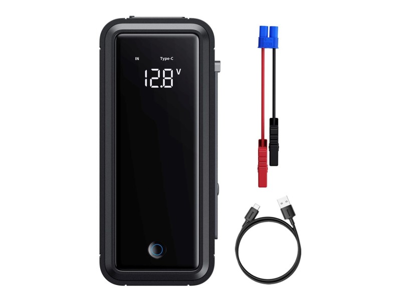 Baseus Super Energy Mega Series BS-CH007 - jump starter with supercapacitor, 3000A, 12V USB-C / EC8 / DC (grey)