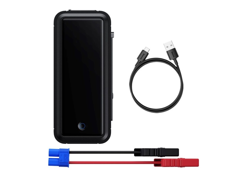 Baseus Super Energy Mega Series BS-CH007 - jump starter with supercapacitor, 3000A, 12V USB-C / EC8 / DC (grey)