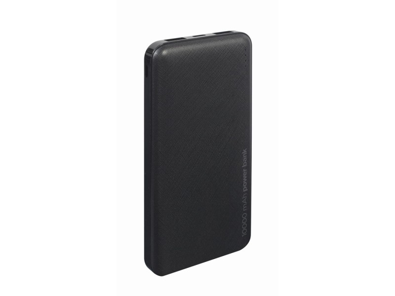 Gembird PB10-02 power bank Lithium Polymer (LiPo) 10000 mAh Black Gembird PB10-02 power bank Lithium Polymer (LiPo) 10000 mAh Black