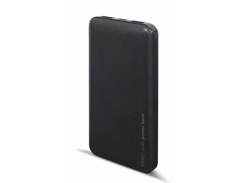 Gembird PB10-02 power bank Lithium Polymer (LiPo) 10000 mAh Black Gembird PB10-02 power bank Lithium Polymer (LiPo) 10000 mAh Black