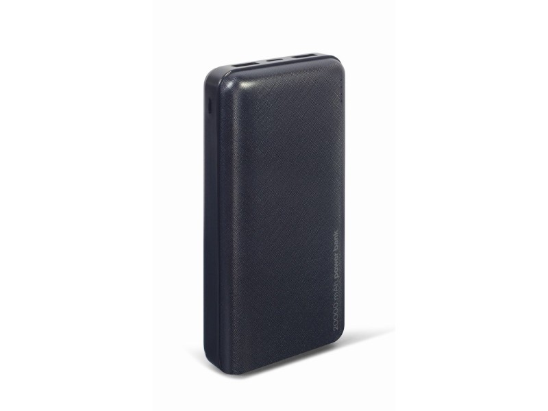 Gembird PB20-02 power bank Lithium Polymer (LiPo) 20000 mAh Black