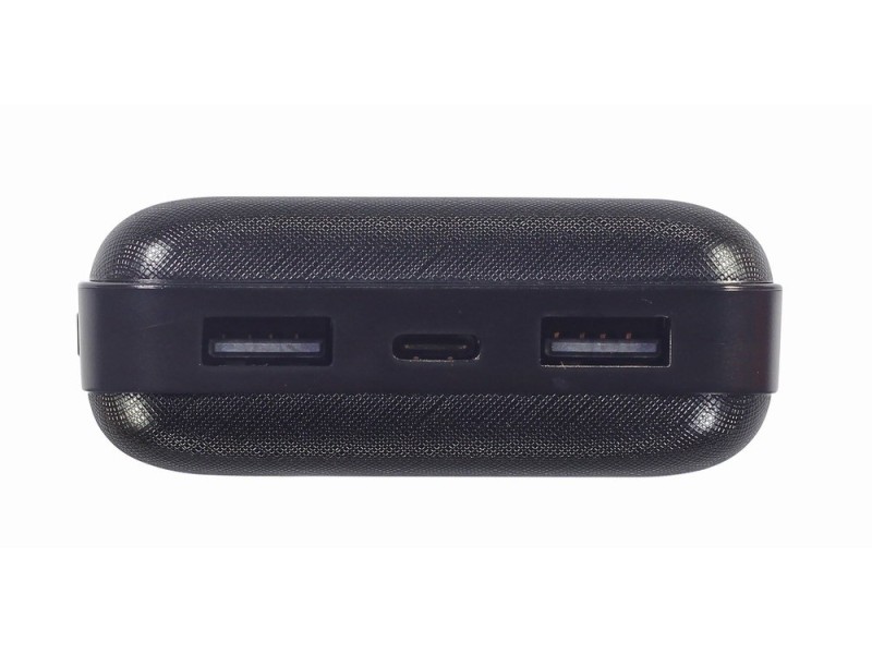 Gembird PB20-02 power bank Lithium Polymer (LiPo) 20000 mAh Black