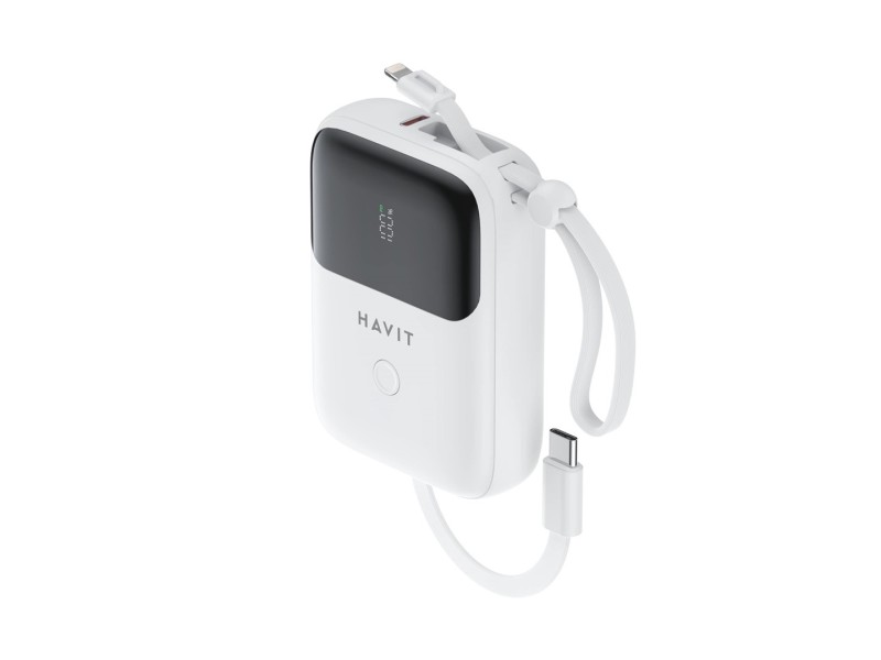 Havit PB5215 - 10000mAh Powerbank, white