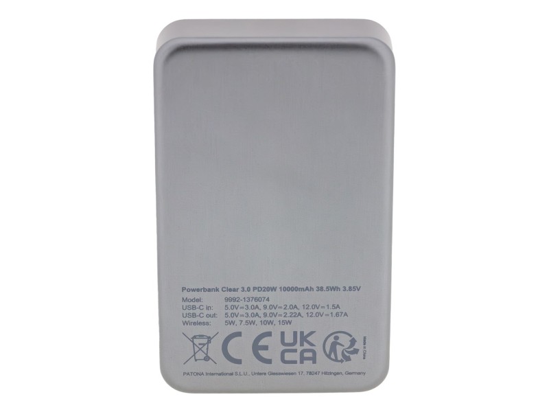 PATONA 9992 power bank Lithium Polymer (LiPo) 10000 mAh Black