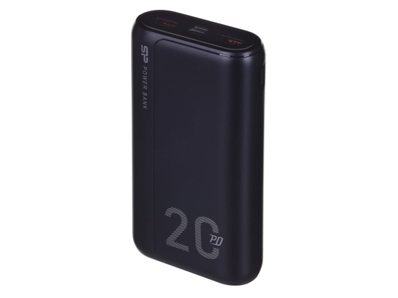 SILICON POWER QS15 Powerbank External battery 20000 mAh 2x USB QC 3.0 1x USB-C PD (SP20KMAPBKQS150K) Black