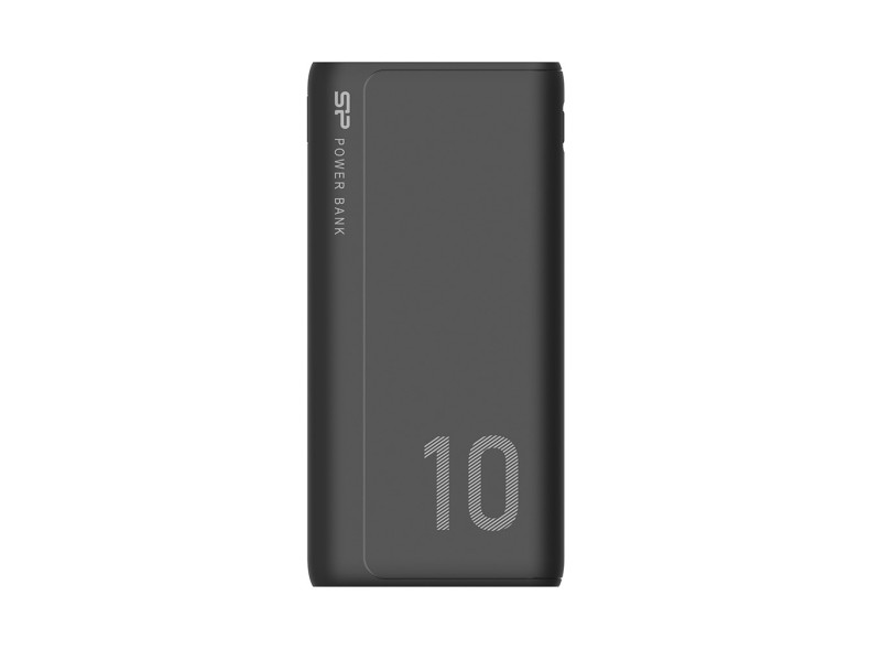 SILICON POWER GP15 Powerbank External battery 10000 mAh 2x USB 2.1A (SP10KMAPBKGP150K) Black