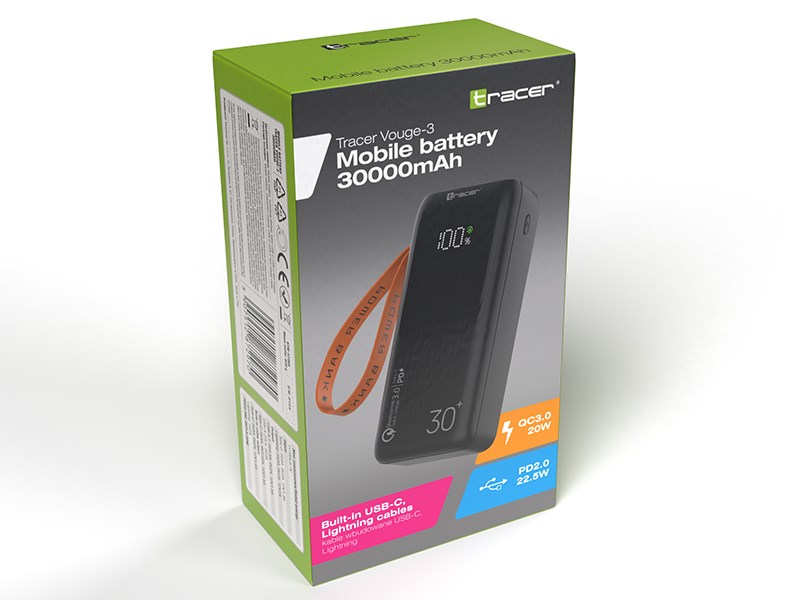 Tracer Vouge-3 30000 mAh Black