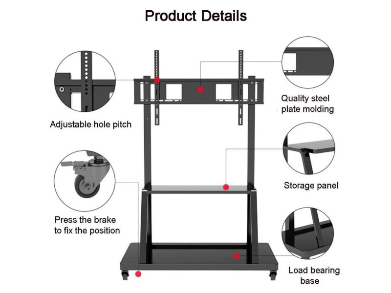 Techly ICA-TR30 signage display mount 2.54 m (100 Techly ICA-TR30 signage display mount 2.54 m (100