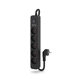KERG power strip with circuit breaker-5 sockets 16A 3m