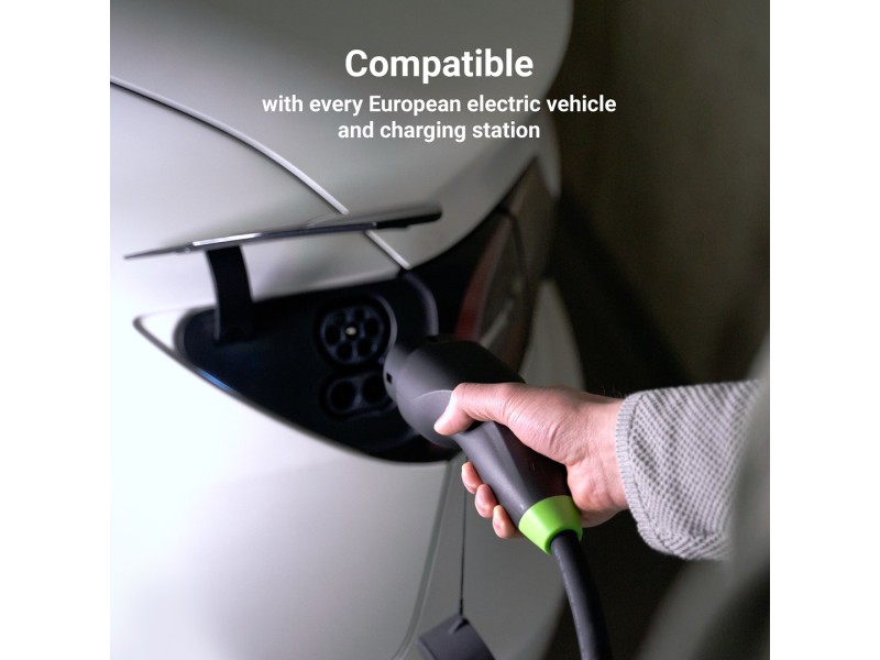 Green Cell EVKABGC03 electric vehicle charging cable Black Type 2 3 5 m