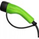 Qoltec Mobile EV Charger with 2-in-1 Adjustment Type 2 11kW 400V 5-Pin CEE LCD Portable Wallbox 5m