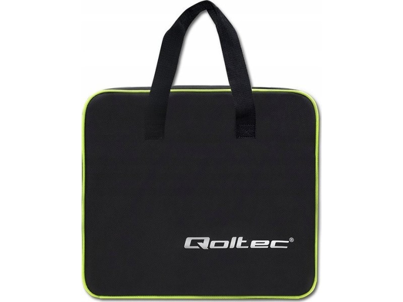 Qoltec Mobile EV Charger with 2-in-1 Type 2 SCHUKO 3.5kW 230V LCD Portable Wallbox 5m