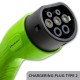 Qoltec Mobile charger for EV cars 2-in-1 Type 2 3.5 kW 230 V LCD