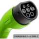 Qoltec Mobile charger for EV cars 2-in-1 Type 2 7kW 230V CEE 3 PIN