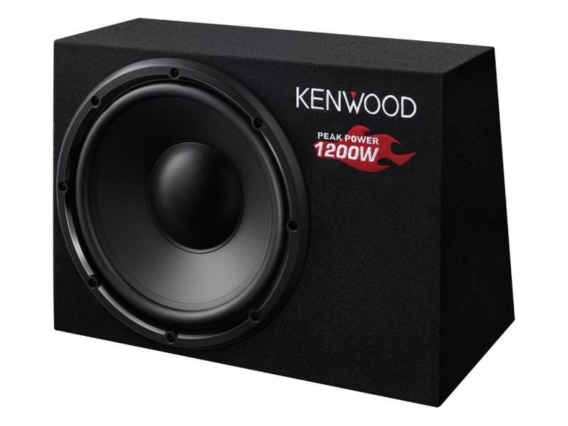 Kenwood KSC-W1200B car subwoofer Pre-loaded subwoofer 300 W