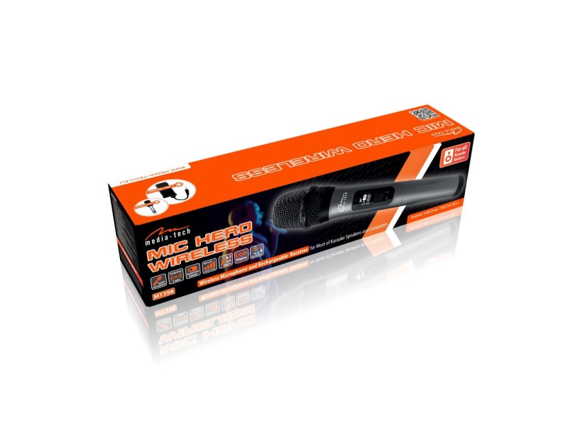 Wireless microphone for speakers Karaoke MIC HERO WIRELESS MT398.