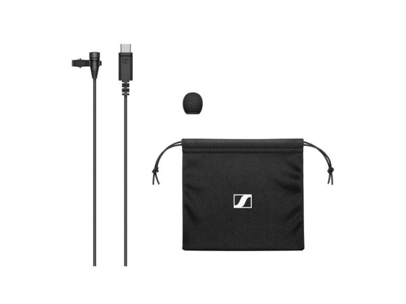 Sennheiser XS LAV USB-C - omnidirectional lavalier microphone with 3.5mm TRRS jack connector