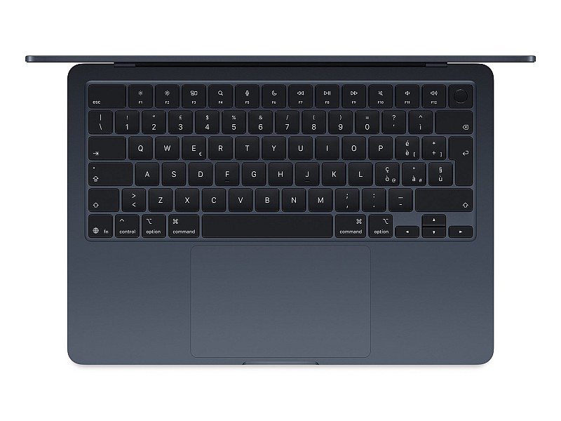 Apple MacBook Air 13-inch : M4 chip with 10-core CPU and 10-core GPU, 16GB, 512GB SSD - Midnight