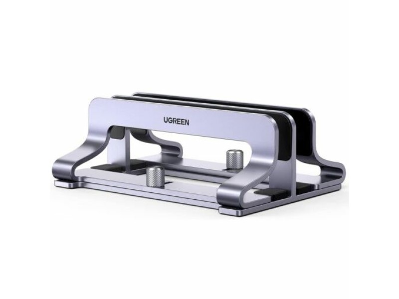 Ugreen Vertical stand for 2 devices Ugreen LP258 aluminium for laptop tablet - silver
