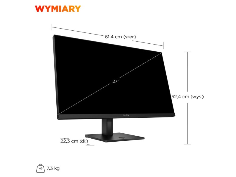 HP OMEN 27 inch QHD 180Hz Gaming Monitor - 27q G2