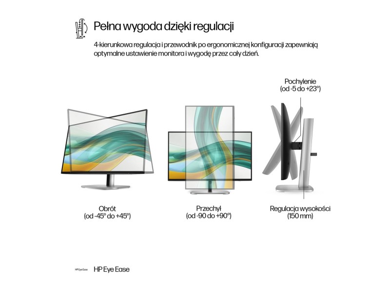 HP Series 5 Pro 23.8 inch FHD Monitor - 524pf