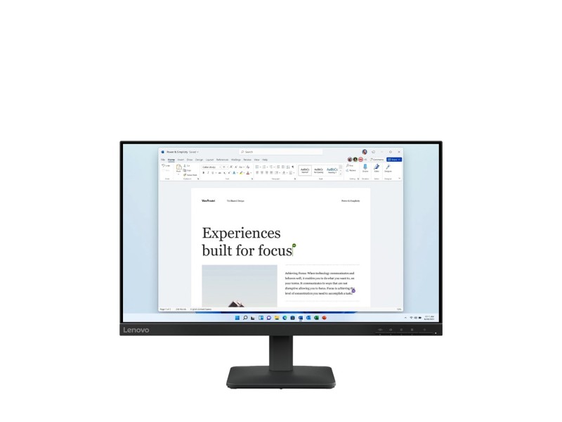 Lenovo L24-4e computer monitor 60.5 cm (23.8 Lenovo L24-4e computer monitor 60.5 cm (23.8