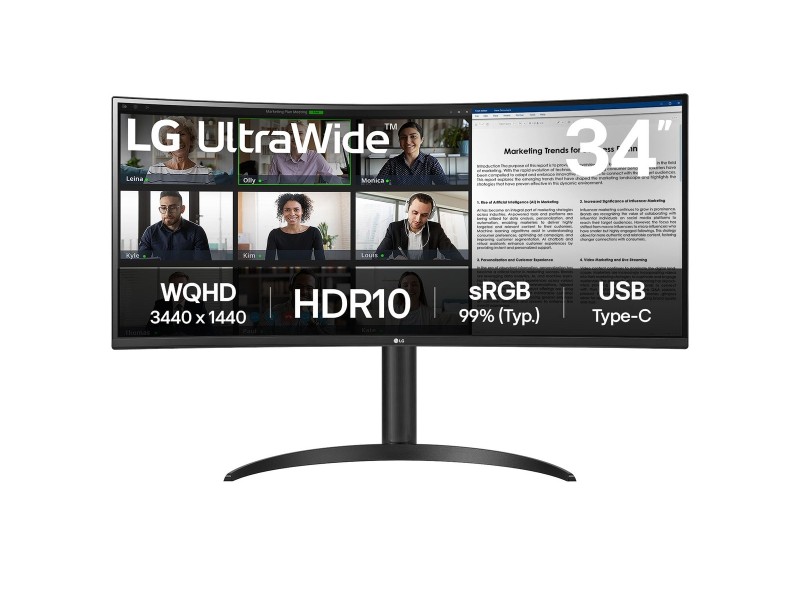 LG 34WR50QK-B computer monitor 86.4 cm (34