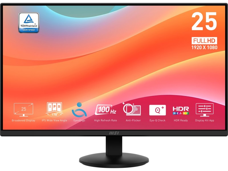 MSI Pro MP252L computer monitor 62.2 cm (24.5 MSI Pro MP252L computer monitor 62.2 cm (24.5