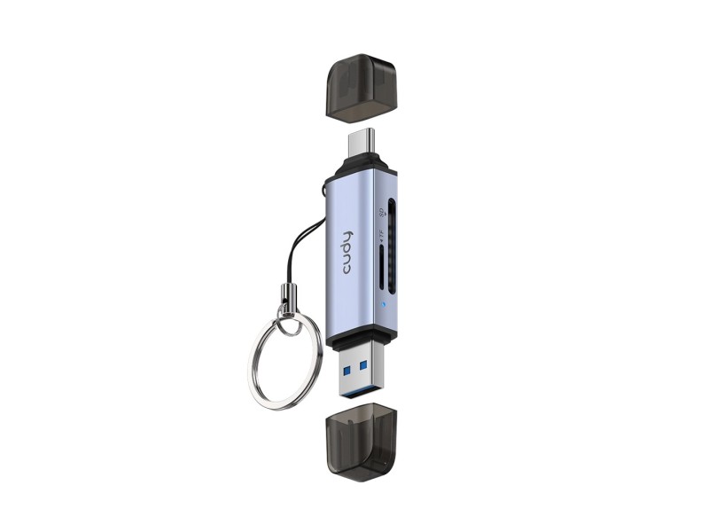 CUDY UH200 2-in-1 USB 3.0 card reader