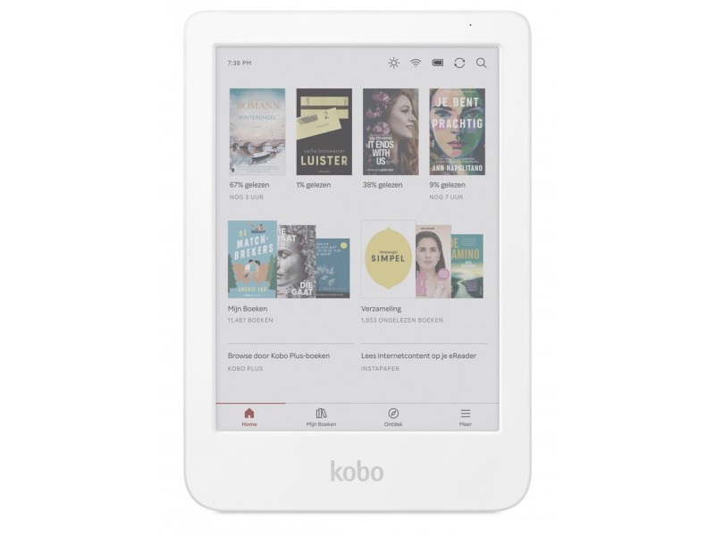 Kobo Clara Colour e-book reader Touchscreen 16 GB Wi-Fi White