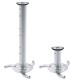 Silver ceiling mount for projectors from 80 mm to 980 mm