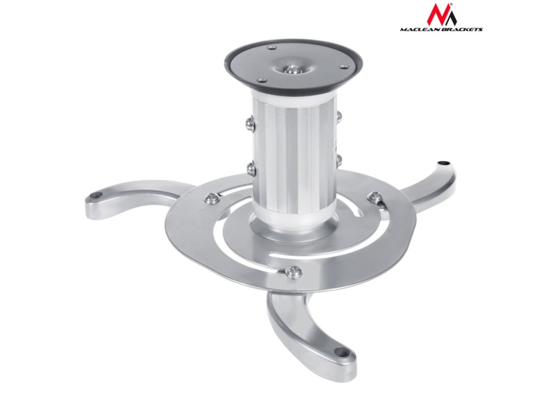 Silver ceiling mount for projectors from 80 mm to 980 mm
