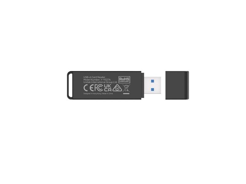 UNITEK Y-9327A card reader USB 3.2 Gen 1 (3.1 Gen 1) Type-A Black