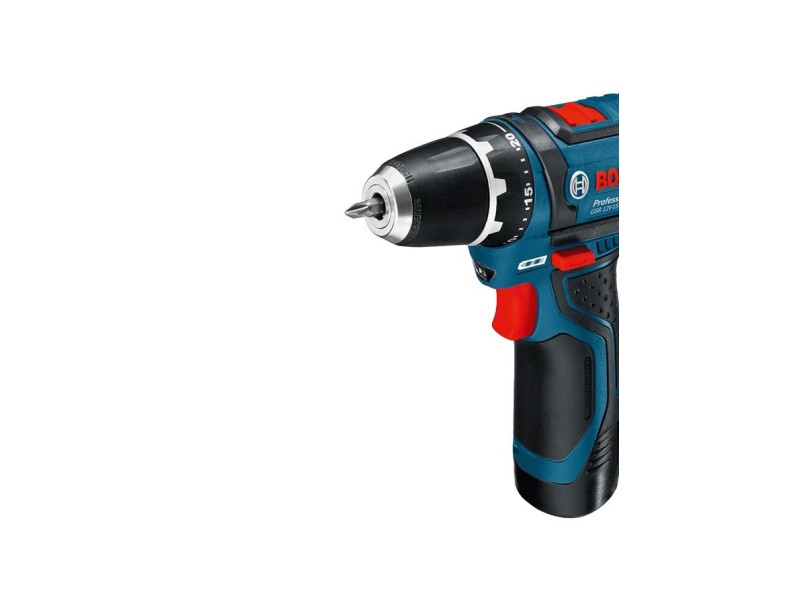 Bosch Akku-Bohrschrauber 12 V Li-Ion 1300 RPM Black, Blue, Red