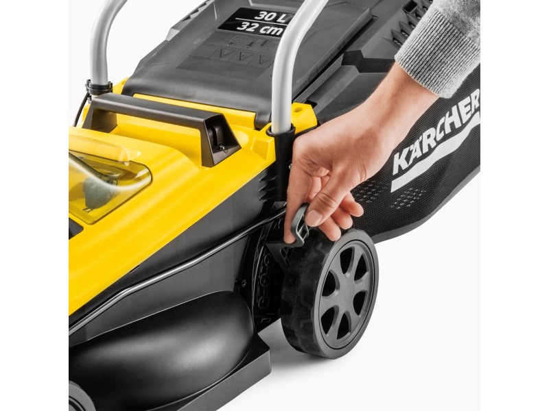 Battery-powered lawnmower KARCHER LMO 2-18 (1.445-400.0) Black, Yellow