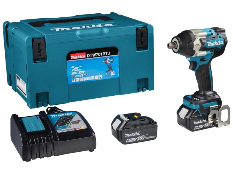 Makita DTW701RTJ power screwdriver/impact driver 1000 RPM Black, Blue