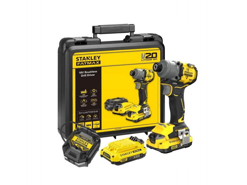 2×2.0Ah SFMCF830D2K STANLEY impact wrench
