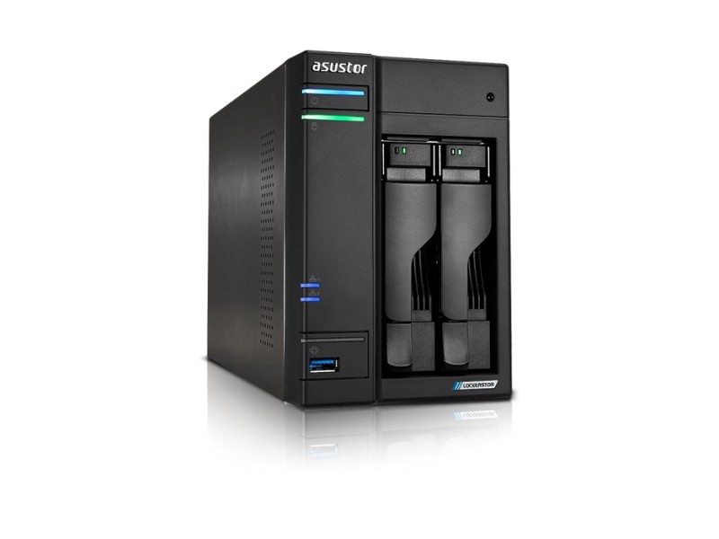 Asustor LOCKERSTOR 2 Gen2 (AS6702T) NAS Desktop Intel® Celeron® N5105 4 GB DDR4 0 TB ADM Black