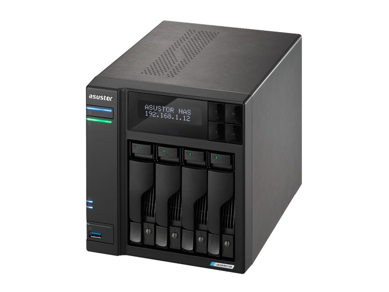 Asustor LOCKERSTOR 4 Gen2 (AS6704T) NAS Desktop Intel® Celeron® N N5105 4 GB DDR4 0 TB ADM Black