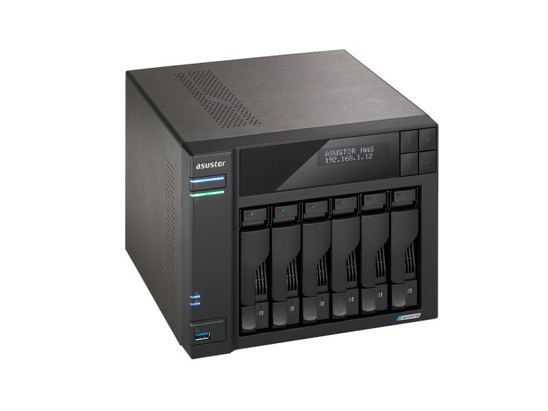 Asustor LOCKERSTOR 6 NAS Desktop Intel® Celeron® N5105 8 GB DDR4 HDD ADM Black