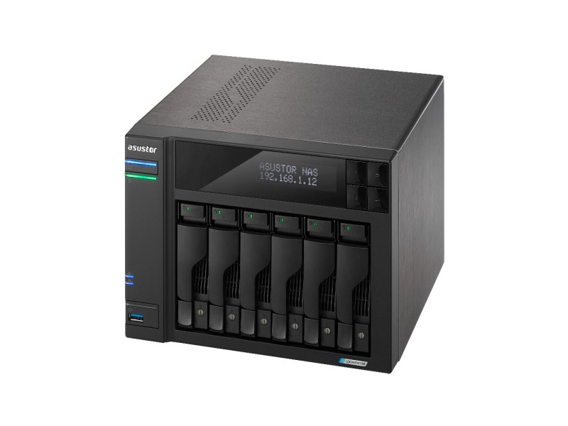 Asustor LOCKERSTOR 6 NAS Desktop Intel® Celeron® N5105 8 GB DDR4 HDD ADM Black