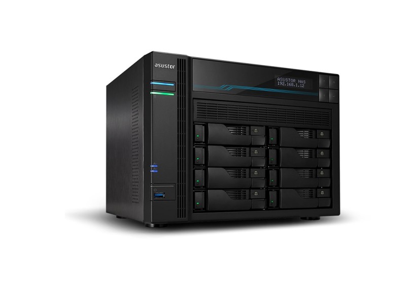 Asustor AS6508T NAS Tower Intel Atom® C3538 8 GB DDR4 0 TB ADM Black