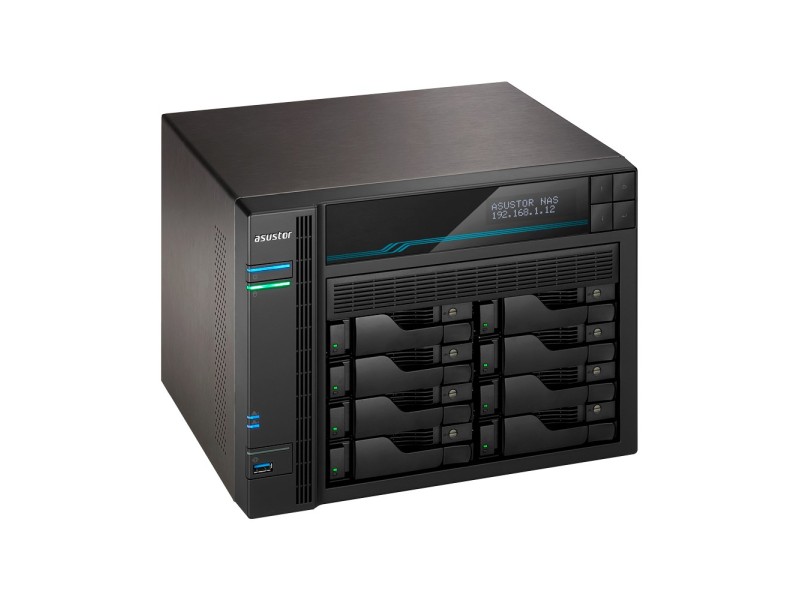 Asustor AS6508T NAS Tower Intel Atom® C3538 8 GB DDR4 0 TB ADM Black